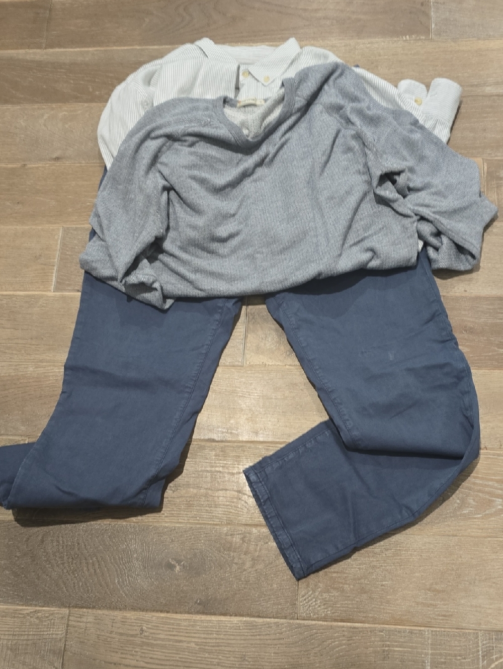 Marine Layer Men's Navy Blue Chinos